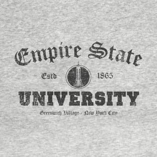 Empire State University, distressed and faded T-Shirt